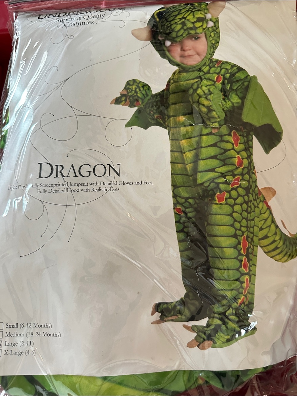 Dragon Costume for Kids - Green